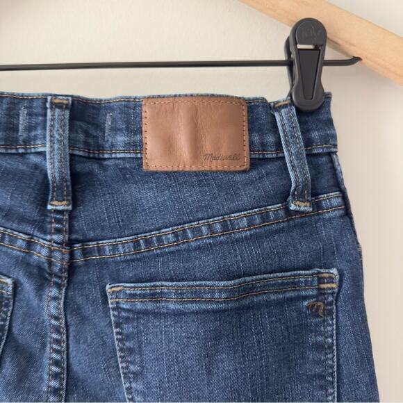 Madewell Curvy High-Rise Skinny Jeans Dark Blue Wash Denim Pockets stretch zip - Picture 4 of 11